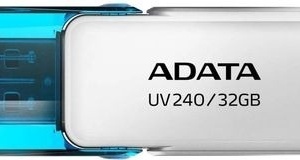 Флеш Диск A-Data 32GB UV240 AUV240-32G-RWH USB2.0 белый/голубой - Продажа и ремонт компьютерной техники "БАЙТ"