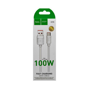 Kабель Hoco X115 USB 2.0 -> Type-C 1.0м 3А - Продажа и ремонт компьютерной техники "БАЙТ"