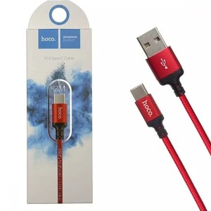 Kабель Hoco X14 USB 2.0 -> Type-C 2.0м 3A - Продажа и ремонт компьютерной техники "БАЙТ"