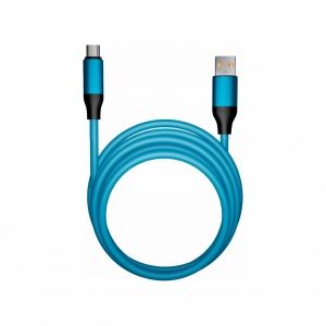 Кабель Mark WS-3 USB - Ligthinig, синий, 3А, 1м - Продажа и ремонт компьютерной техники "БАЙТ"