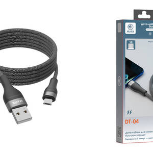 Кабель USB - MicroUSB MARK DT-04 5А 2 м черный - Продажа и ремонт компьютерной техники "БАЙТ"