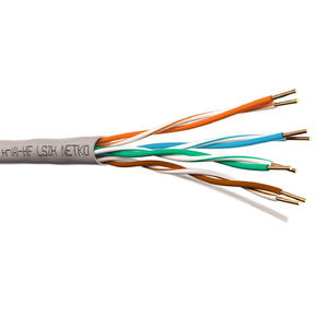 Кабель UTP Exegate cat.5E 0,455мм, CCA, 25AWG/PVC, solid, 1метр (серый) - Продажа и ремонт компьютерной техники "БАЙТ"