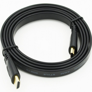 Кабель Benpex HDMI (m)/HDMI (m) FLAT ver.1,4 черный 1,5 метра - Продажа и ремонт компьютерной техники "БАЙТ"