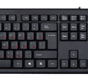 Проводной комплект: клавиатура + мышь Oklick 630M Black USB - Продажа и ремонт компьютерной техники "БАЙТ"