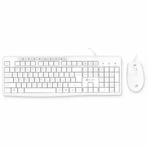 Клавиатура + мышь Оклик S650 клав:белый мышь:белый USB Multimedia - Продажа и ремонт компьютерной техники "БАЙТ"