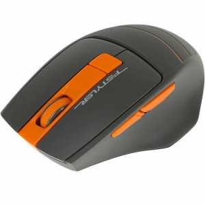 Мышь A4Tech Fstyler FG30S серый/оранжевый оптич. 2000dpi, бесшумный клик, беспроводная, USB 6but - Продажа и ремонт компьютерной техники "БАЙТ"