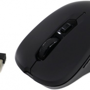 Мышь Оклик 610MWC черный оптич. 1600dpi беспров. USB/USB-C для ноутбука 6but (1158012) - Продажа и ремонт компьютерной техники "БАЙТ"