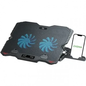 Подставка для ноутбука Digma D-NCP150-2 15.6"360x260x27мм 38дБ 2xUSB 2x 120ммFAN 650г металл/пластик - Продажа и ремонт компьютерной техники "БАЙТ"