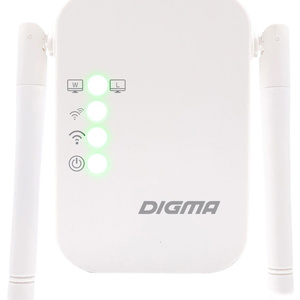 Повторитель беспроводного сигнала Digma DWR310 (DWR310V2) N300 WiFi белый - Продажа и ремонт компьютерной техники "БАЙТ"