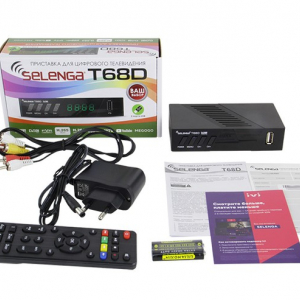Приставка для цифрового ТВ DVB-T2 Selenga T68D - Продажа и ремонт компьютерной техники "БАЙТ"