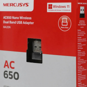 Сетевой адаптер Wi-Fi Mercusys MA20N AC650 USB 2.0 (ант.внутр.) 1ант. - Продажа и ремонт компьютерной техники "БАЙТ"