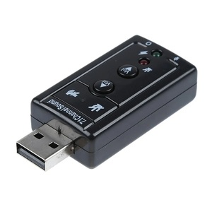 Звуковая карта USB 2.0 channel 7.1 внешняя, пластик с кнопками, 20140259 - Продажа и ремонт компьютерной техники "БАЙТ"